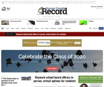 Haywardwi.com(Sawyer County Record) Screenshot