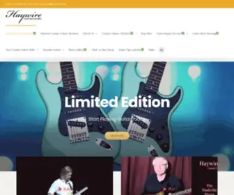 HaywirecustomGuitars.com(Haywire Custom Guitars) Screenshot