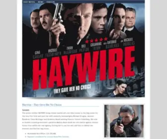 Haywiremovie.com(Official Movie Fan Site) Screenshot