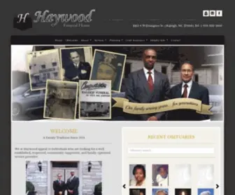 Haywoodfh.com(Haywood Funeral Home) Screenshot