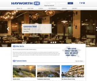 Hayworthpr.com(Hayworth Public Relations) Screenshot