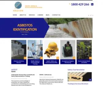 Hazcon.com.au(HSE Services & Training) Screenshot