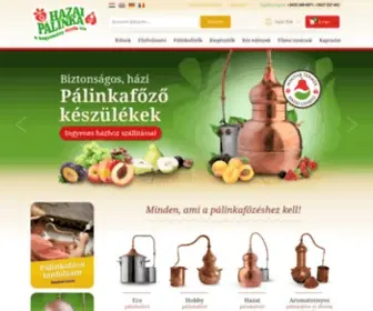 Hazaipalinka.hu(Minden, ami a pálinkafőzéshez kell) Screenshot