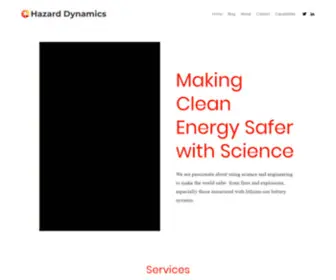 Hazarddynamics.com(Hazard Dynamics) Screenshot