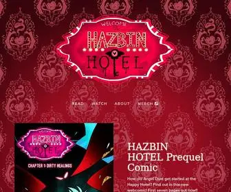 Hazbinhotel.com(Hazbin Hotel) Screenshot