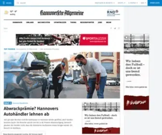 Haz.de(Hannoversche Allgemeine) Screenshot