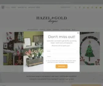 Hazelandgolddesigns.com(Gold Designs) Screenshot