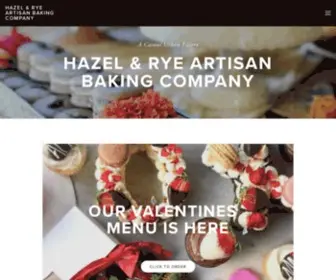 Hazelandrye.com(Hazel & Rye Artisan Baking Company) Screenshot