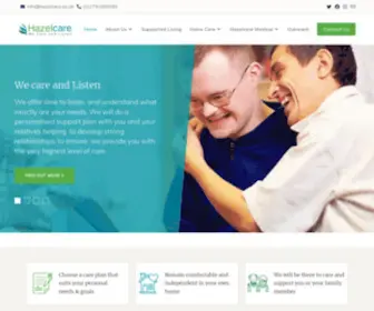 Hazelcare.co.uk(Hazelcare Ltd) Screenshot