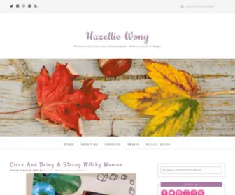 Hazelliewong.com(Personal and Spiritual Development) Screenshot