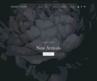 Hazelpeony.com(Hazel Peony Select Fashion Collection) Screenshot