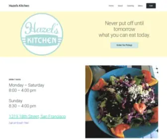 Hazelskitchen.com(Hazel's Kitchen) Screenshot