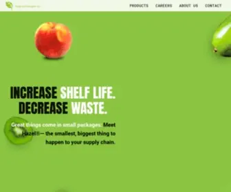 Hazeltechnologies.com(INCREASE SHELF LIFE. DECREASE WASTE. Great things come in small packages) Screenshot