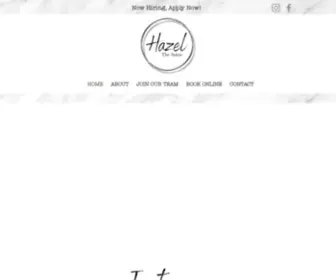 Hazelthesalon.com(Hazel The Salon) Screenshot