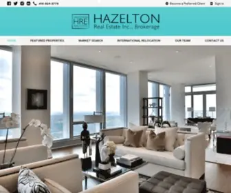 Hazeltonre.com(Hazelton Real Estate Inc. is the leading provider of Yorkville Toronto real estate. Call (416)) Screenshot