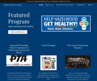 Hazelwoodptacouncil.com(Hazelwood PTA Council) Screenshot