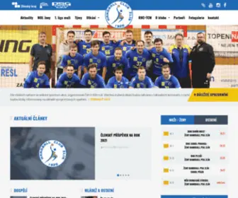 Hazenazlin.cz(Handball Club Zlín) Screenshot