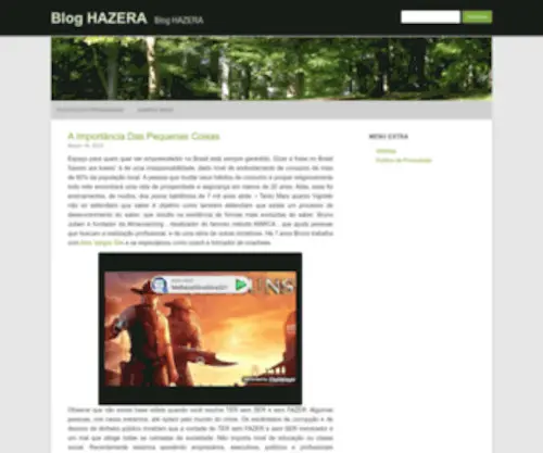 Hazera.com.br(Blog HAZERA) Screenshot