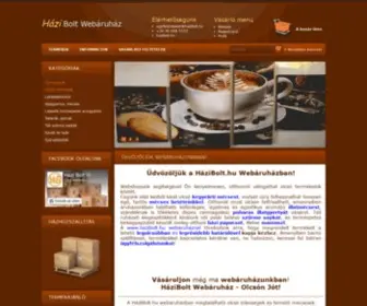 Hazibolt.hu(HáziBolt Webáruház) Screenshot