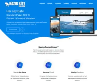Hazirsitekur.com(E-ticaret sitesi) Screenshot