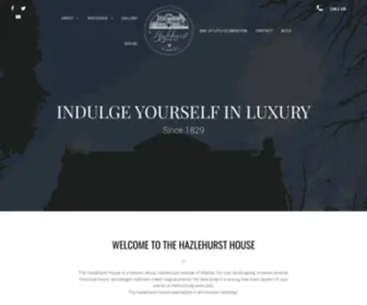 Hazlehursthouse.net(Atlanta Wedding Venue and Social Events) Screenshot