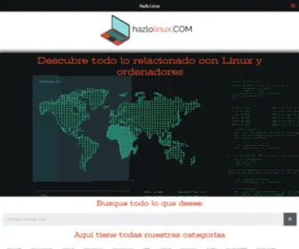 Hazlolinux.com(Descubre todo lo relacionado con Linux y ordenadores Busque todo lo que desee) Screenshot