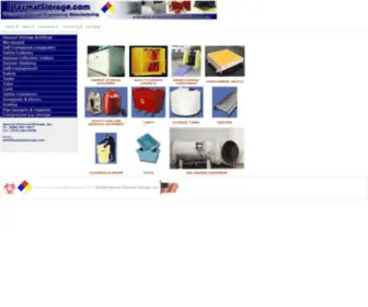 Hazmatstorage.com(Secondary Containment Pallets) Screenshot