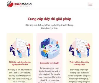 Hazomedia.net(Dịch vụ thiết kế website chuẩn seo) Screenshot