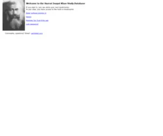 Hazrat-Inayat-Khan.org(Hazrat Inayat Khan Study Database) Screenshot