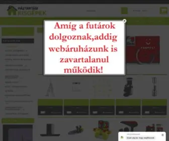 Haztartasikisgepek.hu(Háztartásikisgépek) Screenshot