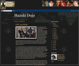 Hazukidojo.com(The Hazuki Dojo) Screenshot