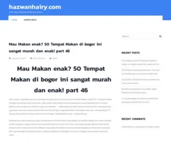 Hazwanhairy.com(Hazwanhairy) Screenshot