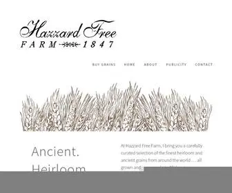 Hazzardfreefarm.com(Hazzard Free Farm) Screenshot