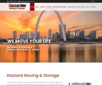 Hazzardmoving.com(Moving Company in St) Screenshot