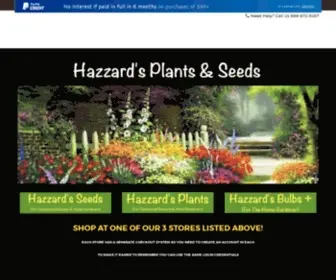 Hazzardsgreenhouse.com(Hazzard's Plants and Seeds (Hazzard's Greenhouse)) Screenshot