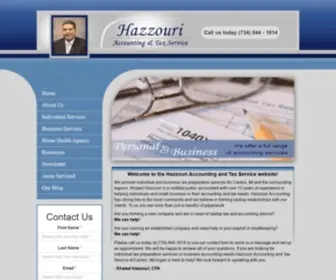 Hazzouriaccounting.com(Hazzouri Accounting and Tax Service of Canton) Screenshot