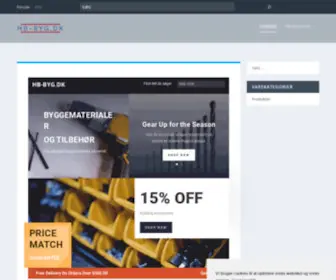 HB-BYG.dk(HB BYG) Screenshot