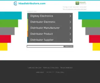 Hbadistributors.com(Hbadistributors) Screenshot