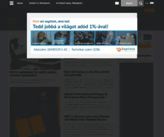 Hbaid.org(Baptista Szeretetszolgálat) Screenshot