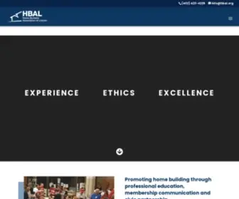 Hbal.org(Home Builders Association of Lincoln) Screenshot