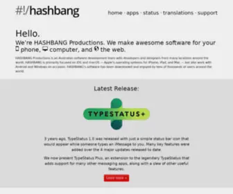 Hbang.ws(HASHBANG Productions) Screenshot