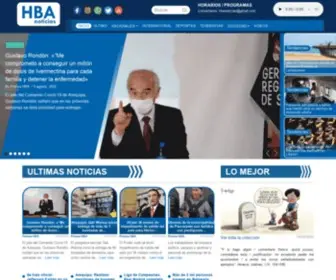 Hbanoticias.com(HBA Noticias) Screenshot