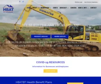 Hbat.org(Home Builders Association of Tennessee) Screenshot