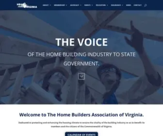 Hbav.com(The Home Builders Association of Virginia (HBAV)) Screenshot
