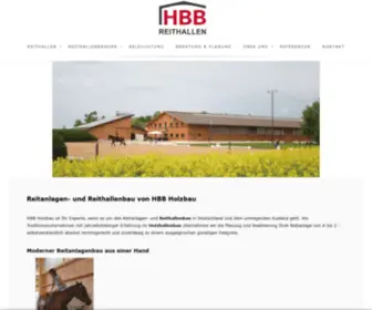 HBB-Holzbau.de(Reithallen zum Festpreis) Screenshot