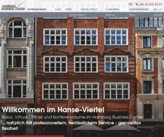 HBC.de(HBC Hamburg Business Center Hanseviertel) Screenshot