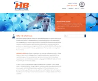 HBchemical.com(HB Chemical) Screenshot