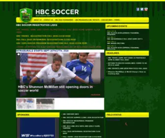 HBcsoccer.com(HBC TRAVEL  REGISTRATION SPRING 2022 CLICK HERE HBC WINTER CLINIC 2021/22 REGISTRATION) Screenshot