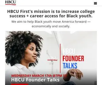 Hbcufirst.com(HBCU First) Screenshot