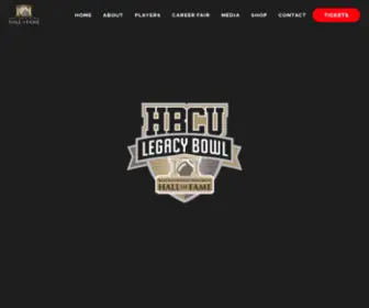 Hbculegacybowl.com(The HBCU Legacy Bowl) Screenshot